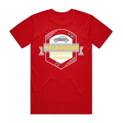 MVWC VW Beetle T-shirt Red Thumbnail