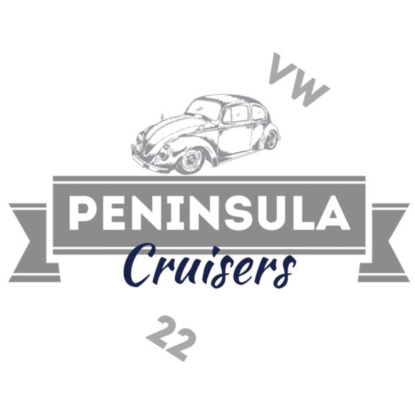 Peninsula VW Cruisers LOGO BUG  Blk Thumbnail